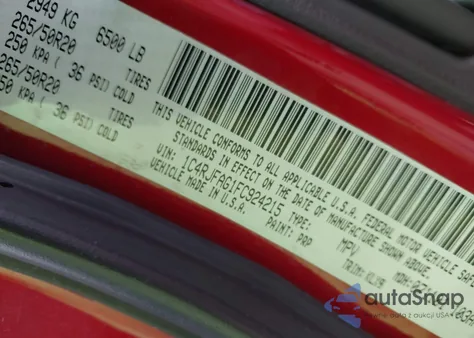 2015 Jeep Grand Cherokee Altitude из США, поврежденный, VIN 1C4RJFAG1FC924215